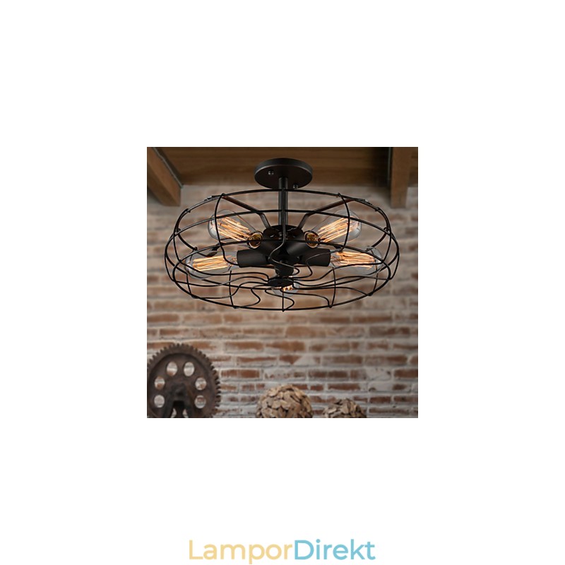 The American Country Industrial Designer Lamp Personalized Lamp European Retro Fläkt Taklampor