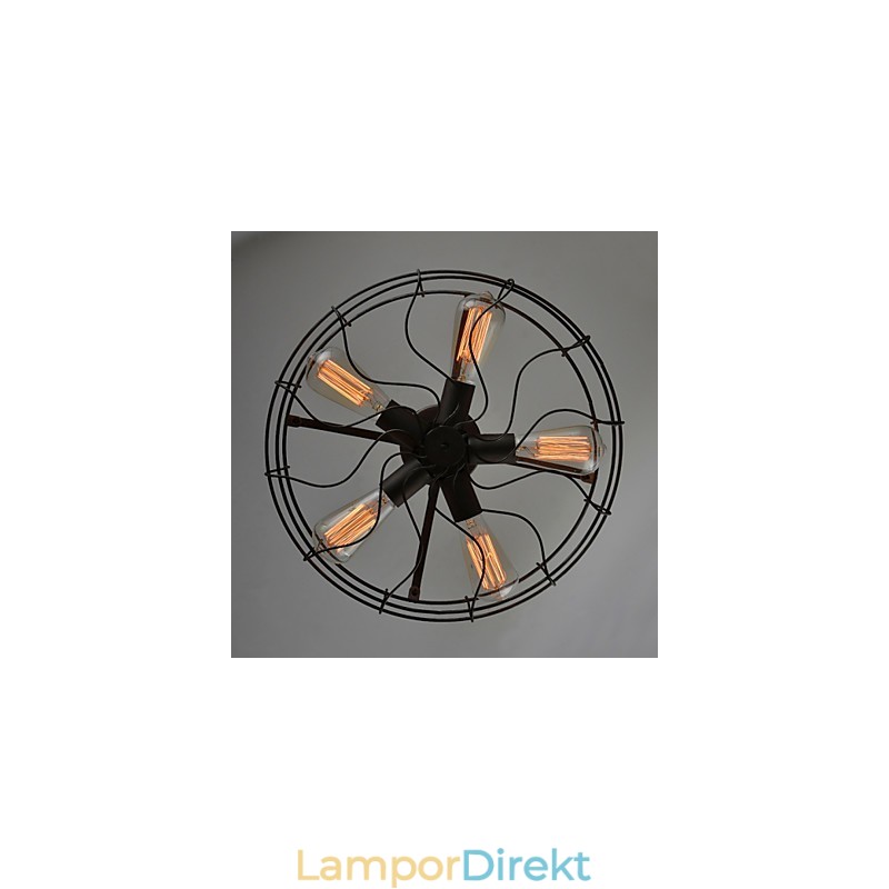 The American Country Industrial Designer Lamp Personalized Lamp European Retro Fläkt Taklampor