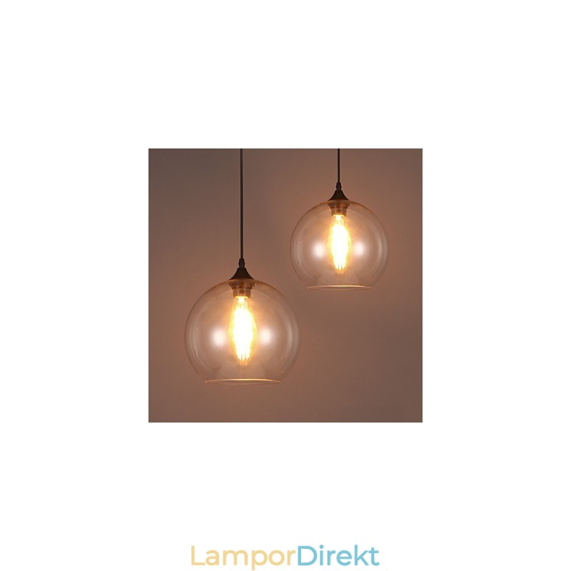 American Creative Nordic Contracted Rural Glas Ball Single Head Droplight Lanp