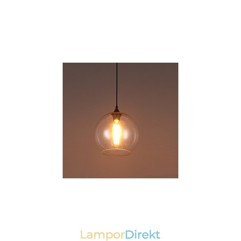American Creative Nordic Contracted Rural Glas Ball Single Head Droplight Lanp