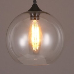 American Creative Nordic Contracted Rural Glas Ball Single Head Droplight Lanp
