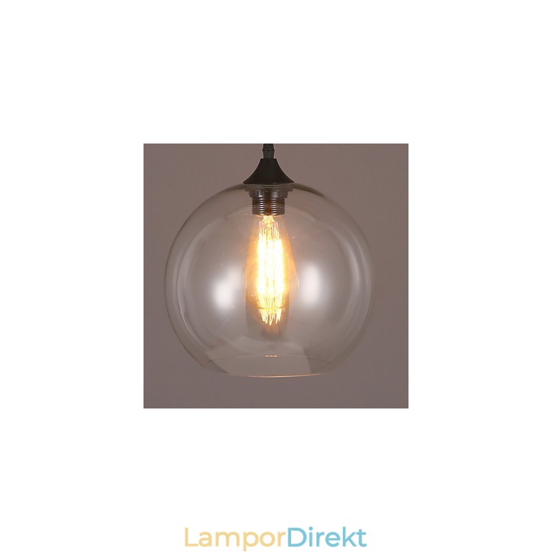 American Creative Nordic Contracted Rural Glas Ball Single Head Droplight Lanp