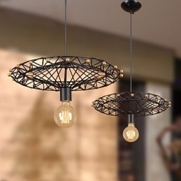 Retro Klassiska Metall Taklampor Enkla Hänglampor Cafe Hänglampa