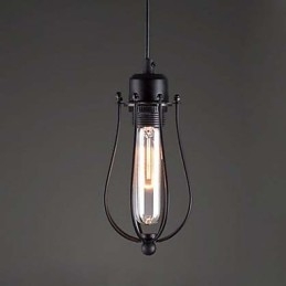Tiny Burar Droplight Edison Meals Pendellampa Av Återställande Nt Ways Light Chandelier Cafe