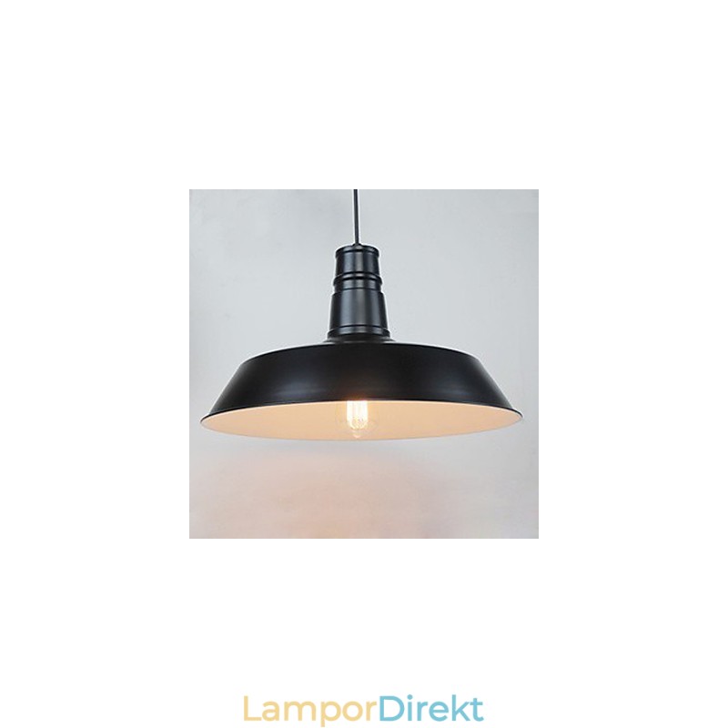 Loft Stil Återställa Antika Sätt Art Studio Industriella Enkelhuvud Hängande Lampa