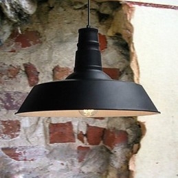 Loft Stil Återställa Antika Sätt Art Studio Industriella Enkelhuvud Hängande Lampa