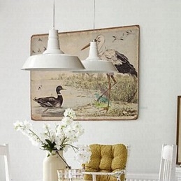 Loft Stil Återställa Antika Sätt Art Studio Industriella Enkelhuvud Hängande Lampa