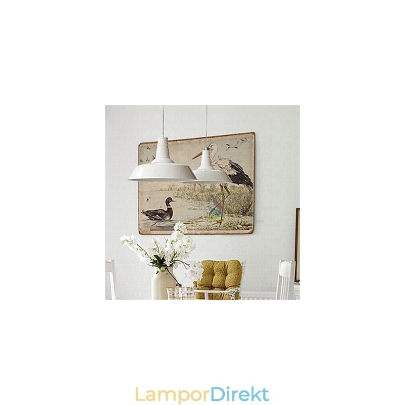 Loft Stil Återställa Antika Sätt Art Studio Industriella Enkelhuvud Hängande Lampa