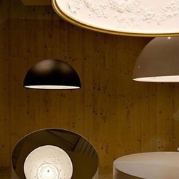Modern Och Modern Skål I Mini Stil Målning Pendellampa