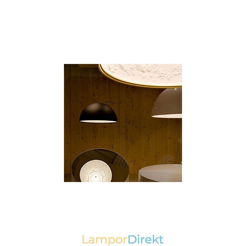 Modern Och Modern Skål I Mini Stil Målning Pendellampa