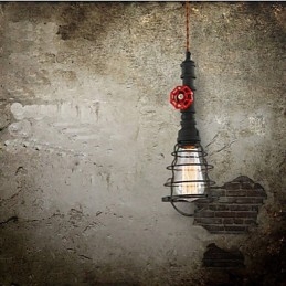 Amerikansk Retrolampa Industrial Wind