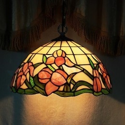 Skål Mini Stil Brons Taklampa