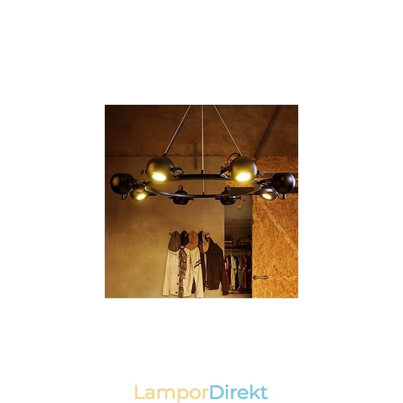 Vintage Ljuskrona Iron Creative Industrial Wind Chandelier