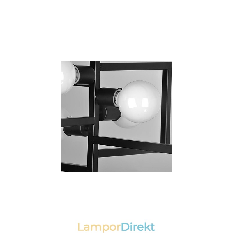 Vintage Lantmålning Metall Taklampa Garage