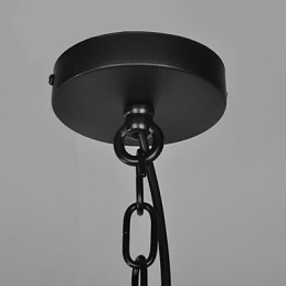 Vintage Lantmålning Metall Taklampa Garage