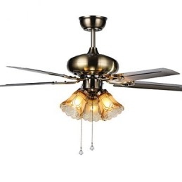 Takfläktar Luxe Eco Modern Takfläkt Med Lätta 42 Tums Blad Finish I Borstat Stål