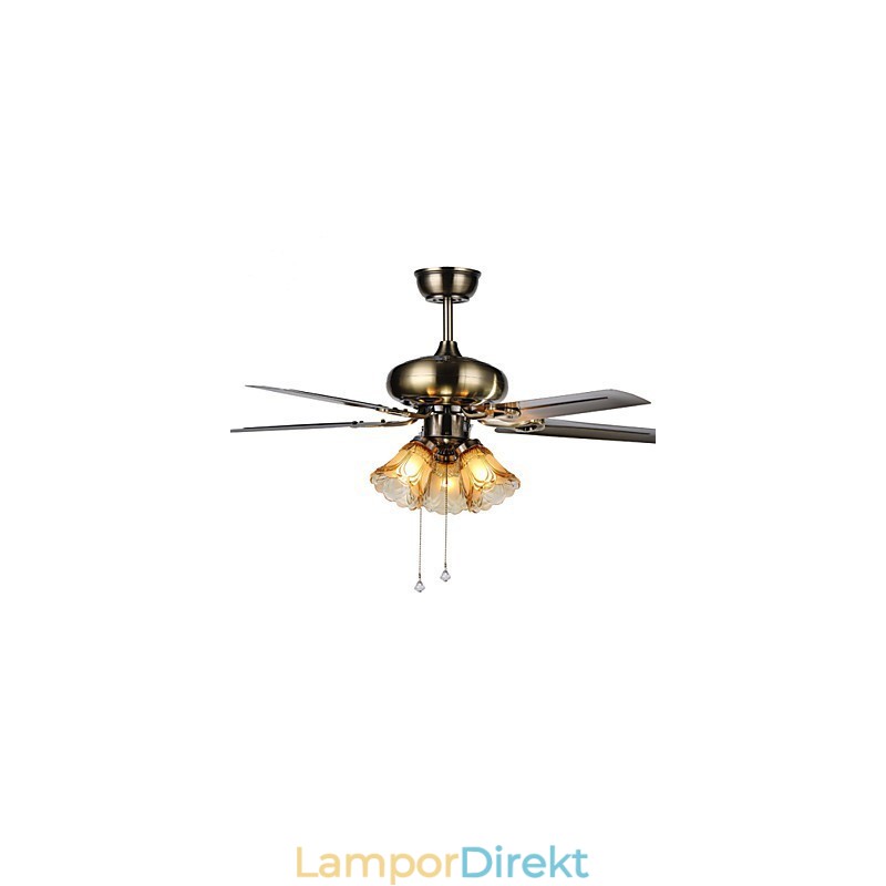 Takfläktar Luxe Eco Modern Takfläkt Med Lätta 42 Tums Blad Finish I Borstat Stål
