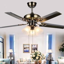 Takfläktar Luxe Eco Modern Takfläkt Med Lätta 42 Tums Blad Finish I Borstat Stål