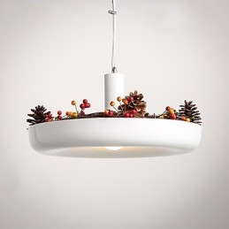 Ren Vit Modern Och Modern Dekorativ Design Taklampa Familj