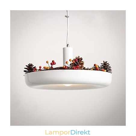 Ren Vit Modern Och Modern Dekorativ Design Taklampa Familj