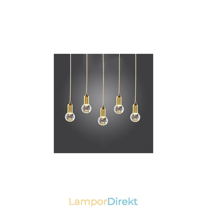 Modern Och Modern Vintage Mini Stil Guld Metall Taklampa