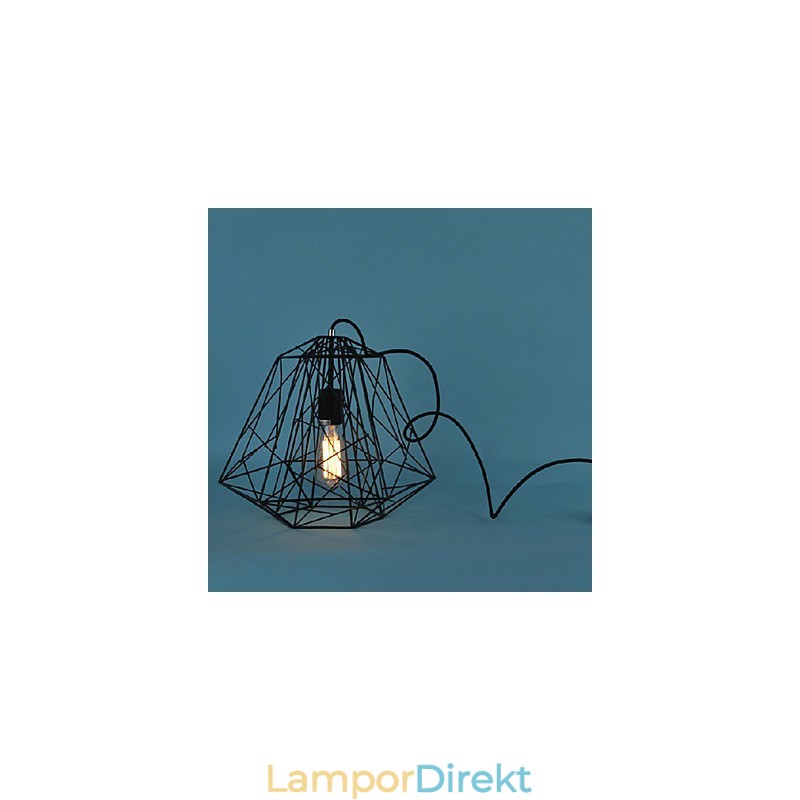 Vintage Retro Målning Metall Hängande Ljus Garage