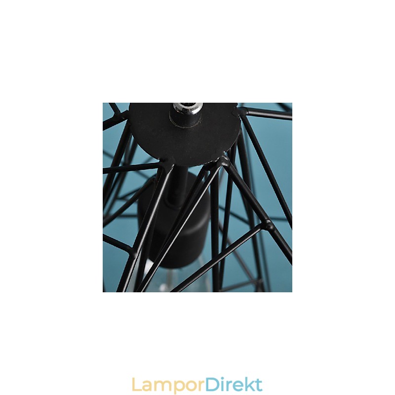 Vintage Retro Målning Metall Hängande Ljus Garage