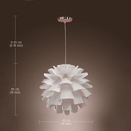 Modern Samtida Globe Retro Pendellampa För Målning