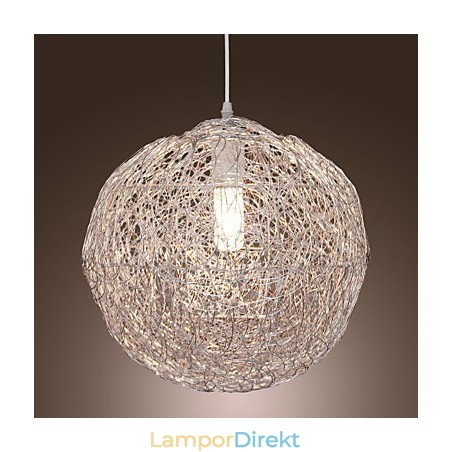 Modern Contemporary Globe Mini Style Chrome Pendellampa Modern Contemporary Globe Mini Style Chrome Pendellampa