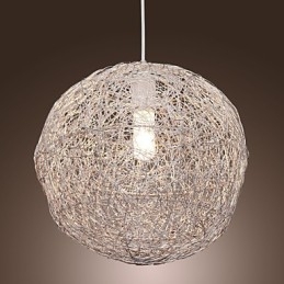 Modern Contemporary Globe Mini Style Chrome Pendellampa