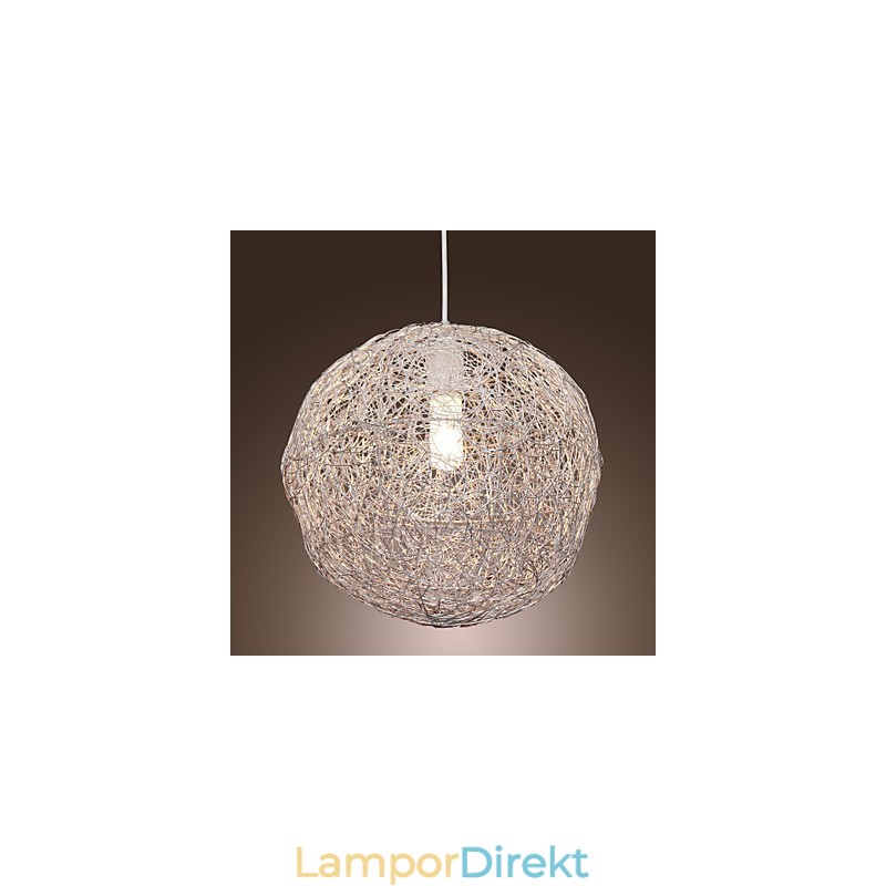 Modern Contemporary Globe Mini Style Chrome Pendellampa