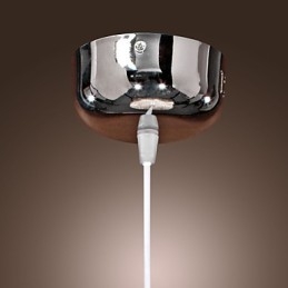 Modern Contemporary Globe Mini Style Chrome Pendellampa