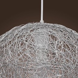 Modern Contemporary Globe Mini Style Chrome Pendellampa