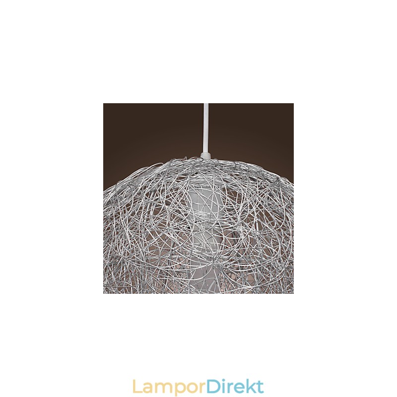 Modern Contemporary Globe Mini Style Chrome Pendellampa