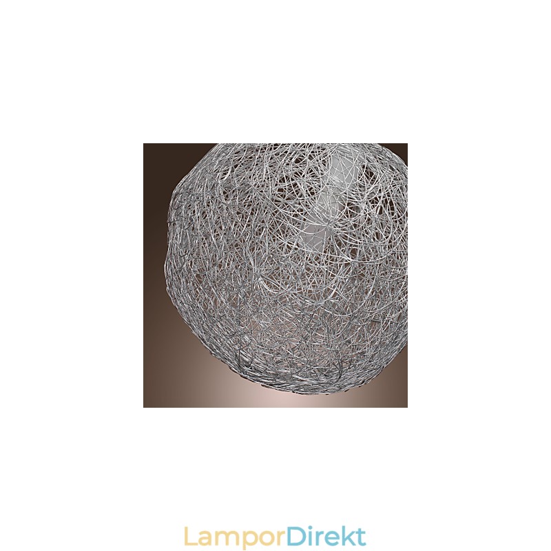 Modern Contemporary Globe Mini Style Chrome Pendellampa