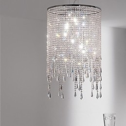 Modern Och Modern Kristallmetall Taklampa