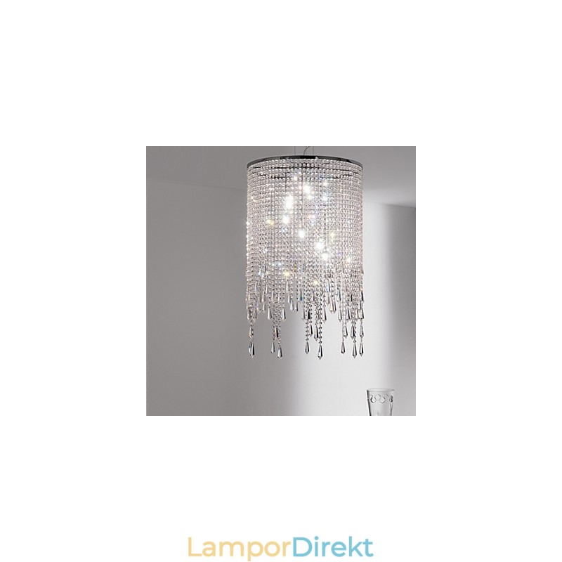 Modern Och Modern Kristallmetall Taklampa