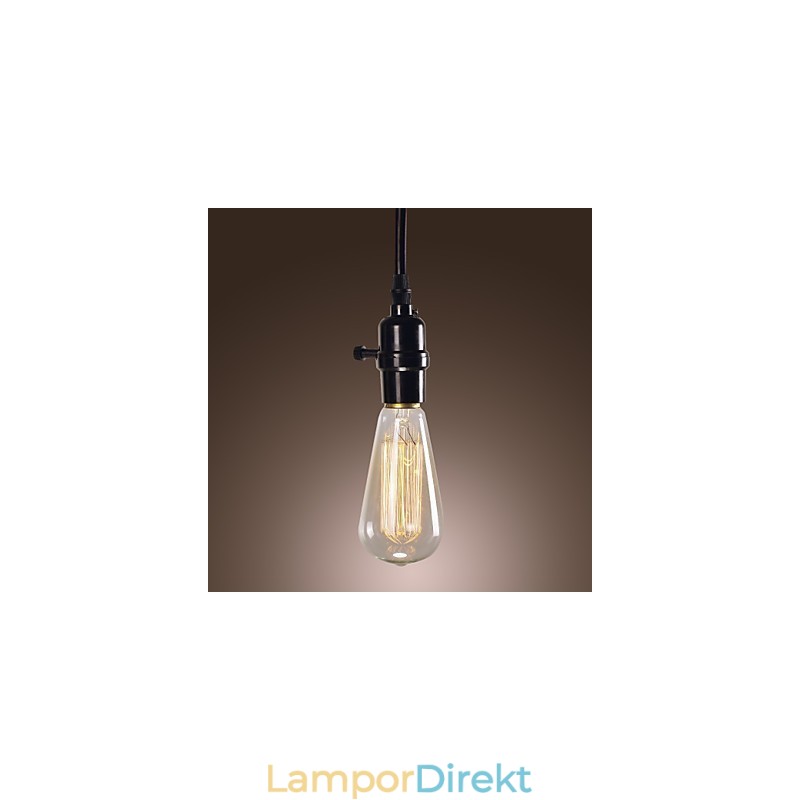 Traditionell Klassisk Vintage Pendellampa I Ministil