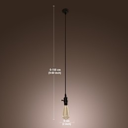Traditionell Klassisk Vintage Pendellampa I Ministil