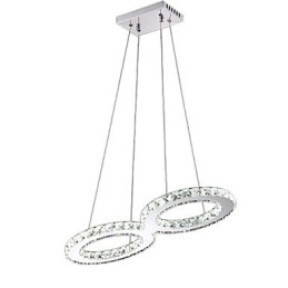 Crystal Ceiling Pendel Light Chandelier Belysningsarmaturer