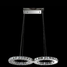 Crystal Ceiling Pendel Light Chandelier Belysningsarmaturer