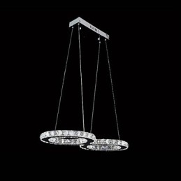 Crystal Ceiling Pendel Light Chandelier Belysningsarmaturer