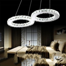 Crystal Ceiling Pendel Light Chandelier Belysningsarmaturer