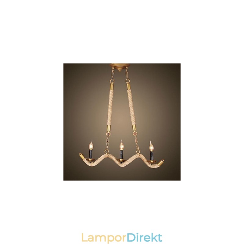 Traditionell Klassisk Rustik Lodge Vintage Retro Country Antik Mässing Metall Pendellampa