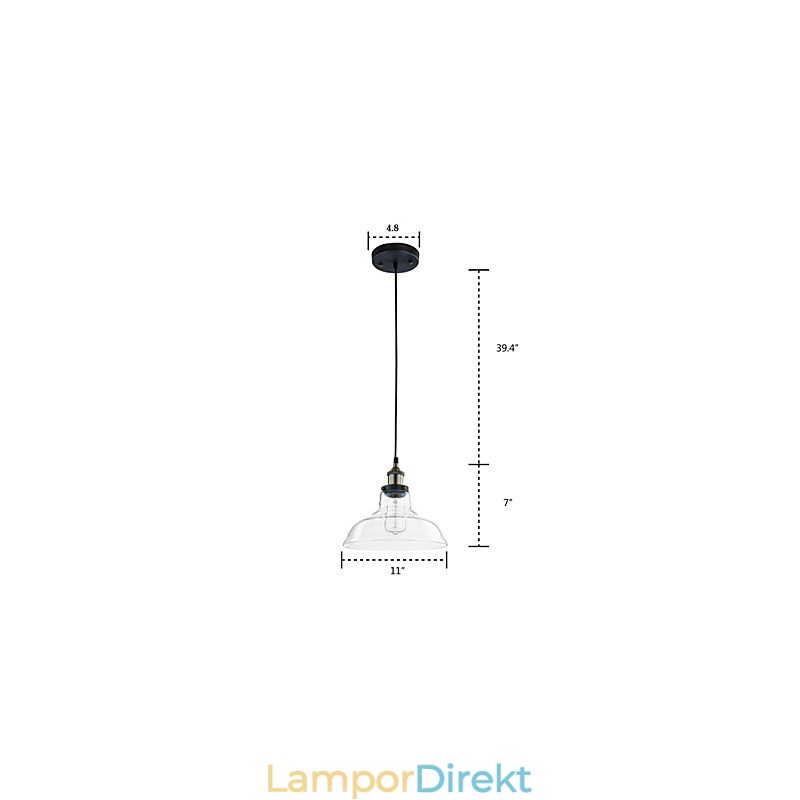Pendellampor Traditionell Klassisk Vintage Retro Metall