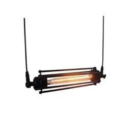 Loft Retro Ljuskrona Pendellampa Klassisk Vintage Lampa Country Metal Light