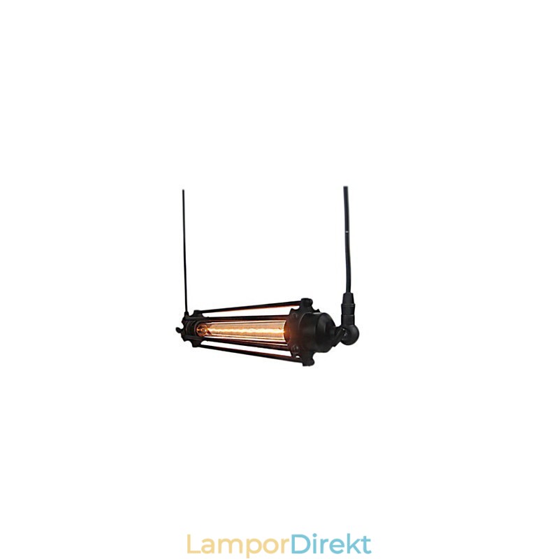 Loft Retro Ljuskrona Pendellampa Klassisk Vintage Lampa Country Metal Light