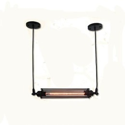 Loft Retro Ljuskrona Pendellampa Klassisk Vintage Lampa Country Metal Light