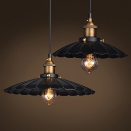 Retro Klassisk Europeisk Stil Taklampa Metal Art Droplight