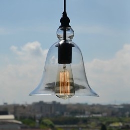 Traditionell Klassisk Vintage Skål Mini Stil Taklampa